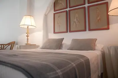 Cama o camas de una habitación en Casa de la Panadería
