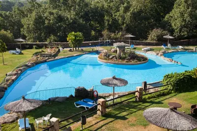 Piscina en o cerca de Hotel Termal Abadia de Los Templarios