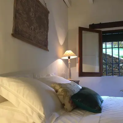 Cama o camas de una habitación en Casa Rural El Fortin