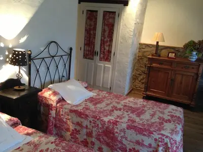 Cama o camas de una habitación en Casa Rural El Fortin