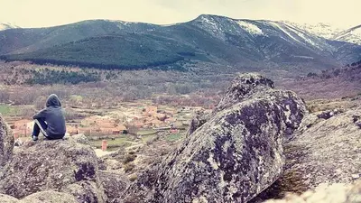 Paisaje cerca of this country house