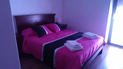 Cama o camas de una habitación en Casa Rural El Zumaque