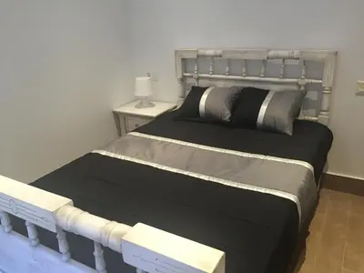 Cama o camas de una habitación en Casa Rural El Zumaque