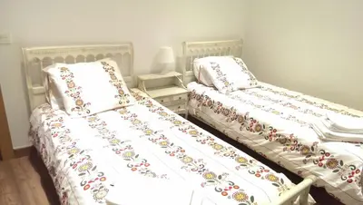 Cama o camas de una habitación en Casa Rural El Zumaque