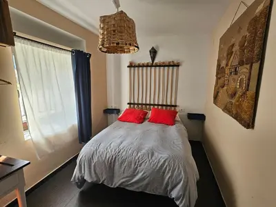 Cama o camas de una habitación en Loboratorio Rural, La Casa de al Lado