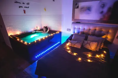 Cama o camas de una habitación en Suite del Pecado