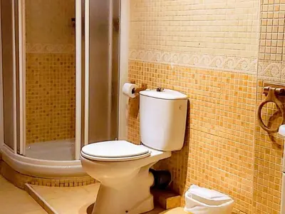 Un baño de Hospedería Tía María