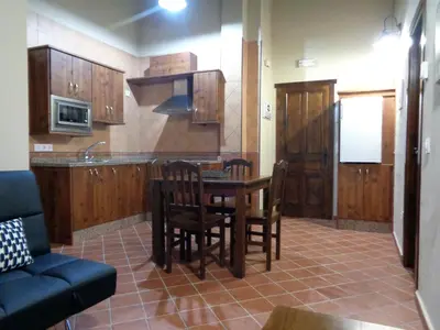 Una cocina o zona de cocina en La Majada de la Covatilla