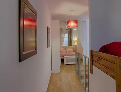Cama o camas de una habitación en Casas Rurales Prunus Avium