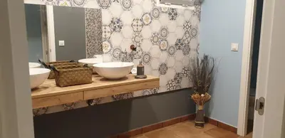 Un baño de Casa Rural La Piedra De Juana