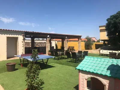 Jardín al aire libre en Casa Rural La Piedra De Juana