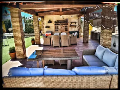 Zona de estar de Casa Rural La Piedra De Juana