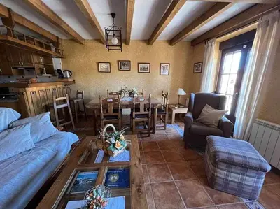 Zona de estar de El Sobrao de Gredos