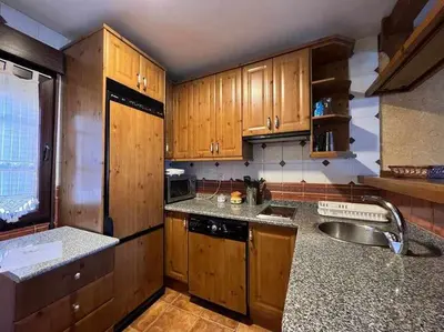 Una cocina o zona de cocina en El Sobrao de Gredos