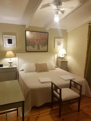 Cama o camas de una habitación en Finca La Rinconada