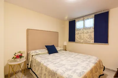 Cama o camas de una habitación en Los Navazuelos
