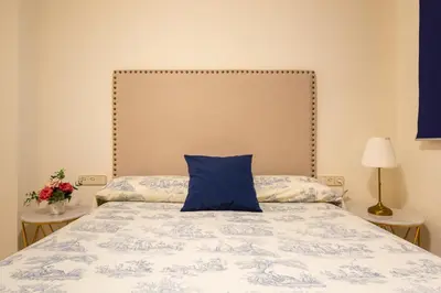Cama o camas de una habitación en Los Navazuelos