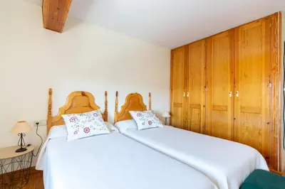 Cama o camas de una habitación en Los Navazuelos