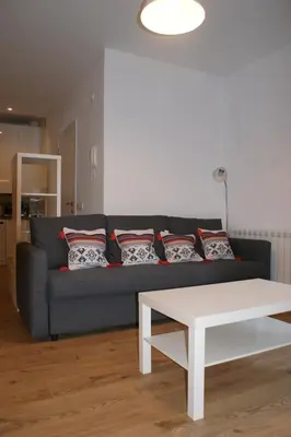 Zona de estar de Apartamento espacioso frente al Palacio de Congresos - AA