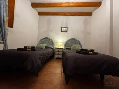 Cama o camas de una habitación en La Tahona Vieja