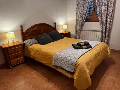 Cama o camas de una habitación en La Tahona Vieja