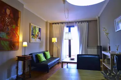 Zona de estar de Salamanca Centro Apartamentos