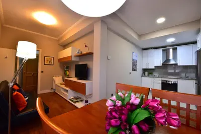 Una cocina o zona de cocina en Salamanca Centro Apartamentos