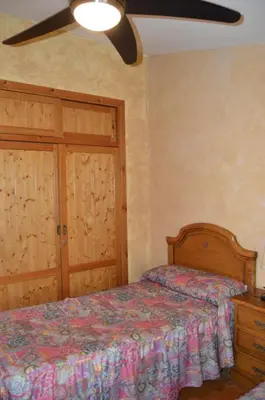 Cama o camas de una habitación en Casa Rural La Vid