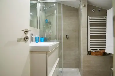 Un baño de Apartamentos San Pablo