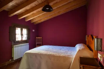 Cama o camas de una habitación en Molino del Medio