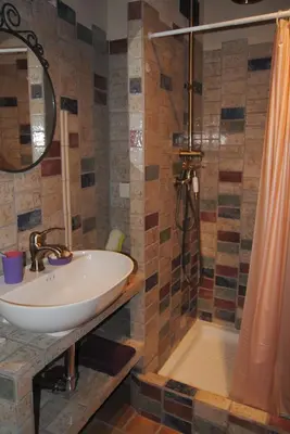 Un baño de Casa Rural Romanejo