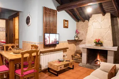 Zona de estar de Casa Rural El Berrueco