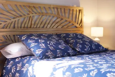 Cama o camas de una habitación en Casa Rural Arbillas