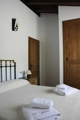 Cama o camas de una habitación en El Teñao