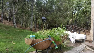 Jardín al aire libre en El Rincón de Gredos