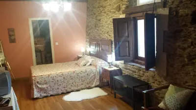 Cama o camas de una habitación en Posada de Los Aceiteros