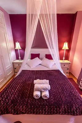 Cama o camas de una habitación en Los Valles & Spa