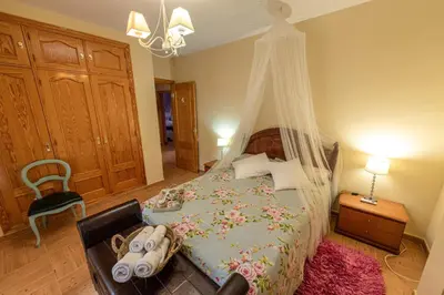 Cama o camas de una habitación en Los Valles & Spa