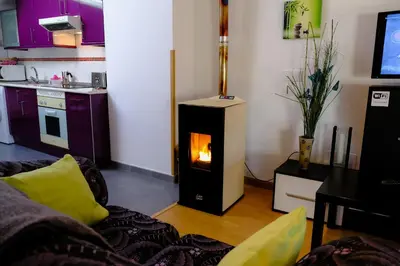 Una cocina o zona de cocina en Atico Romántico
