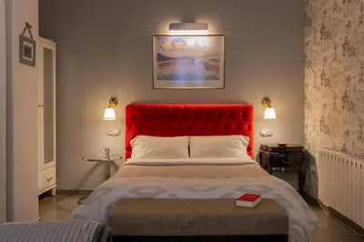 Cama o camas de una habitación en Luna