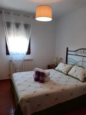 Cama o camas de una habitación en Castillo Alto