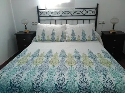 Cama o camas de una habitación en Castillo Alto