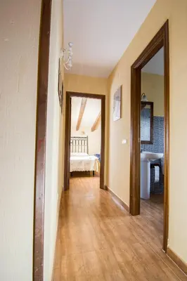 Cama o camas de una habitación en El Leñador II