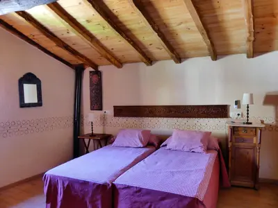 Cama o camas de una habitación en Casa Zambrana