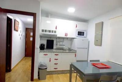 Una cocina o zona de cocina en Apartamentos Capuchinas