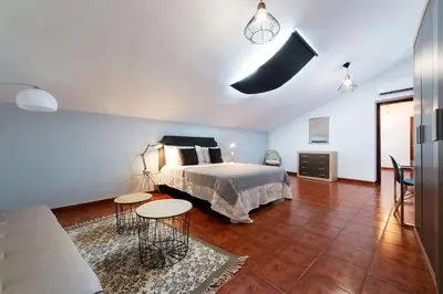 Cama o camas de una habitación en Siete Luces