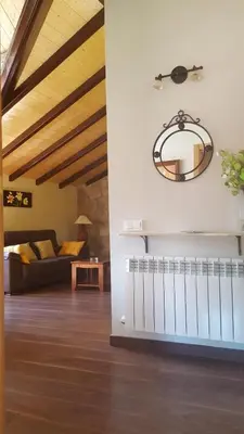 Zona de estar de El Cordel de Gredos