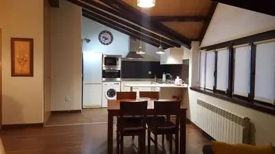Una cocina o zona de cocina en El Cordel de Gredos