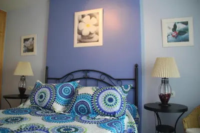 Cama o camas de una habitación en Hostal Zaguan