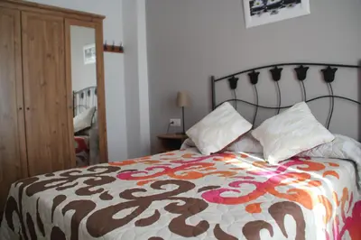 Cama o camas de una habitación en Hostal Zaguan